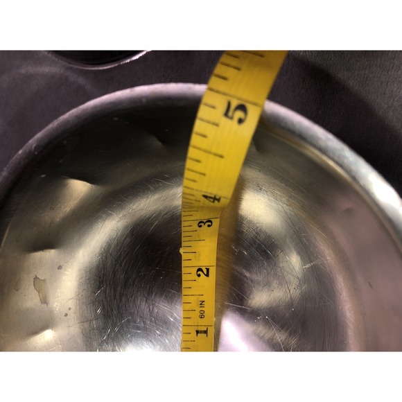 Vintage LION GENERAL 18/8 Footed‎ Stainless Steel Bowl # 1699 Japan Set Of 2 - Picture 7 of 9